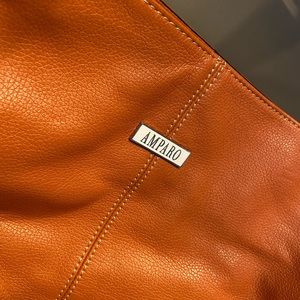 NEW but DAMAGED - Amparo Orange big large purse bag tote price